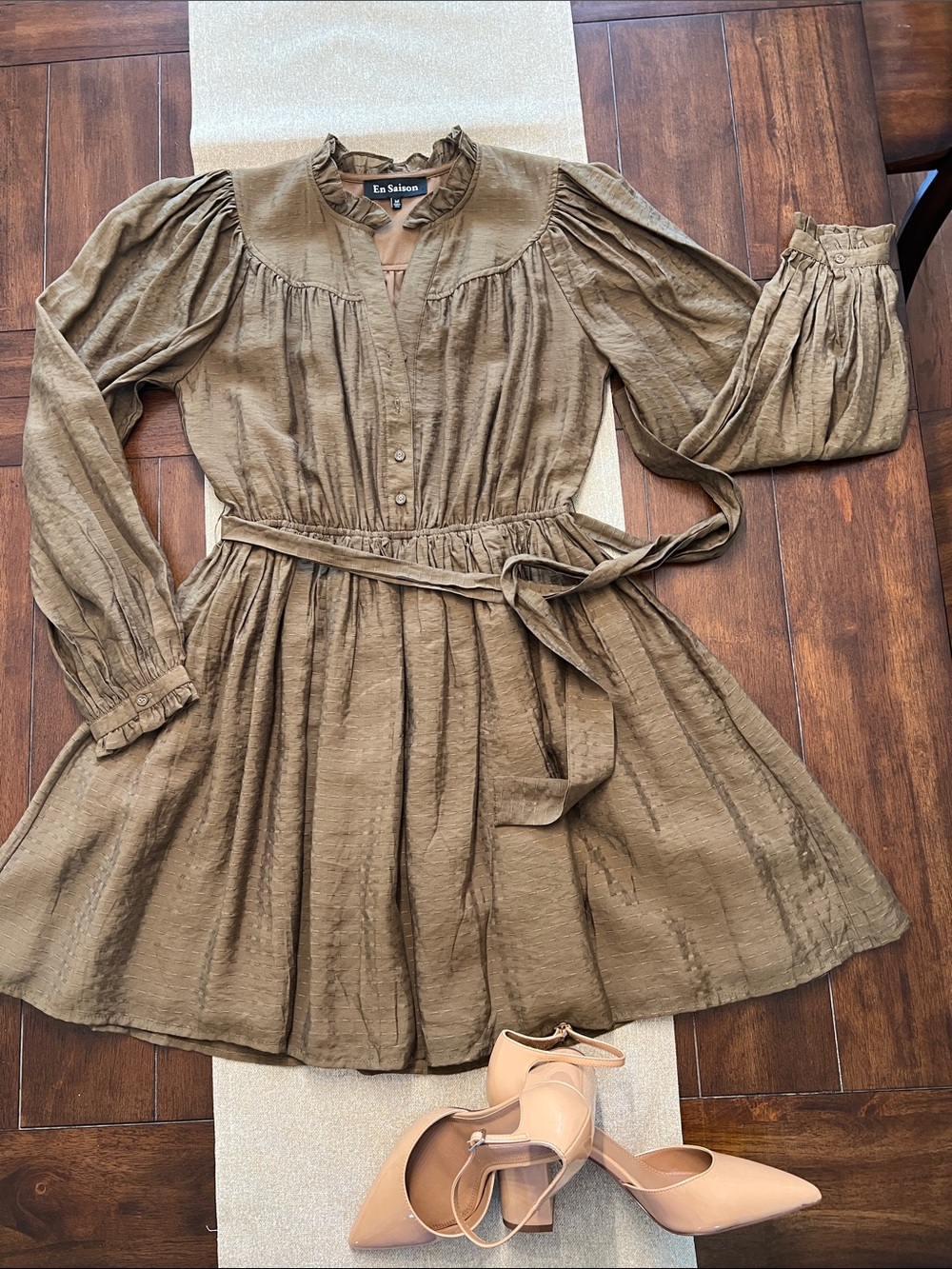 ❤️ En Saison Bree Olive mini dress. - Picture 5 of 13